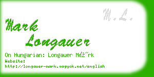 mark longauer business card